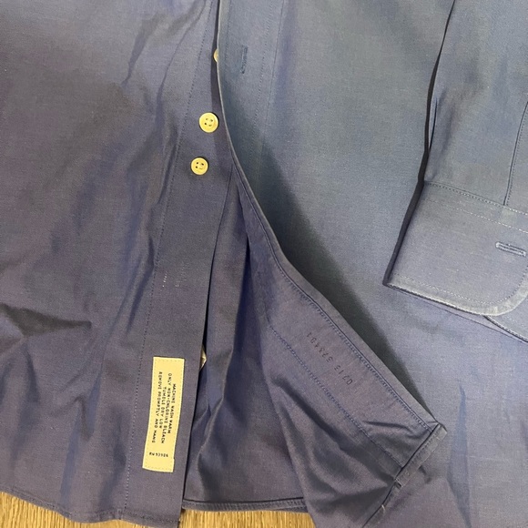 Brooks Brothers Classic Blue Dress Shirt - Picture 3 of 3